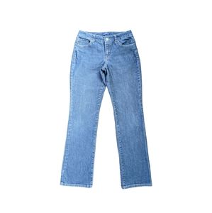 BANDOLINO Samantha Jeans Medium Wash Straight Leg Curvy Mom Jeans